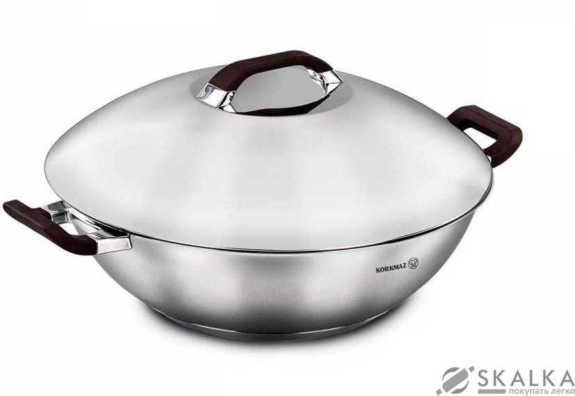 На фото Сковорода вок Korkmaz Esta 32 см (A1057)