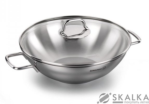 Сковорода вок Korkmaz Perla 28 см (A1519) На фото Сковорода вок Korkmaz Perla 28 см (A1519)
