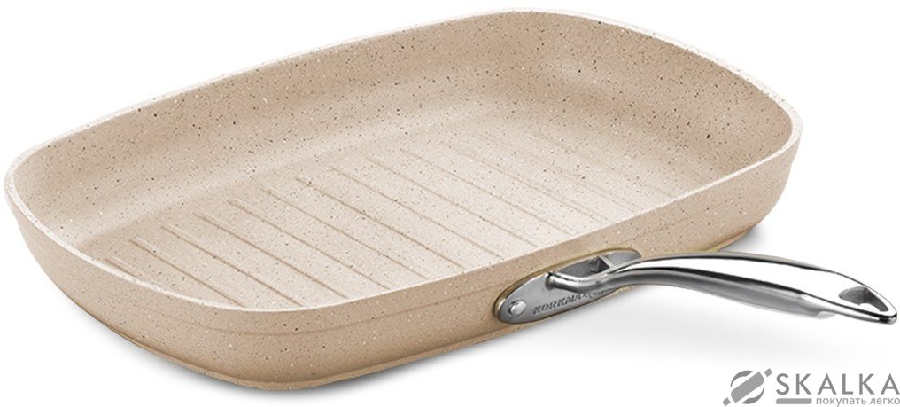 Cковорода гриль Korkmaz Granita Alu 35 см (A1269) На фото Cковорода гриль Korkmaz Granita Alu 35 см (A1269)