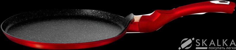 На фото Сковорода для блинов Berlinger Haus Burgundy Metallic Line 25 см BH-1272N