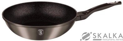 На фото Сковорода Вок Berlinger Haus Carbon Metallic Line 28 см BH-1245