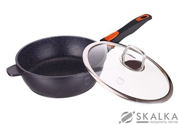 Сковорода глубокая Berlinger Haus Granit Diamond line 24 см BH-1107 На фото Сковорода глубокая Berlinger Haus Granit Diamond line 24 см BH-1107