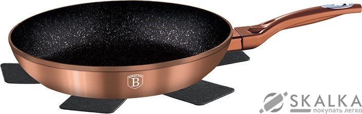 На фото Сковорода Berlinger Haus Rosegold Collection 30 см BH-1511