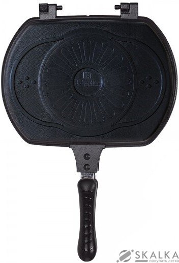 На фото Сковорода-гриль двойная Berlinger Haus Granit Diamond Line BH-1144-2