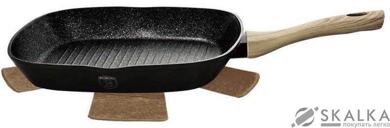 Сковорода-гриль Berlinger Haus Ebony Maple Collection 28 см BH-1710 На фото Сковорода-гриль Berlinger Haus Ebony Maple Collection 28 см BH-1710
