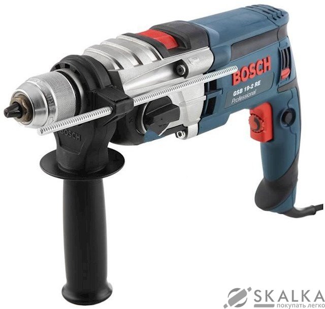 На фото Дрель ударная Bosch GSB 19-2 RE 850 Вт (30437)