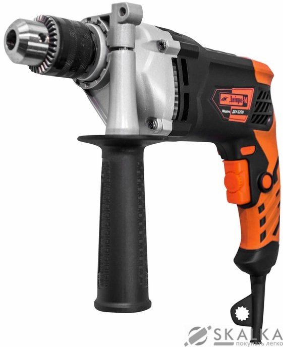 Дрель ударная Дніпро-М 1200 Вт (ДЕУ-1200) На фото Дрель ударная Дніпро-М 1200 Вт (ДЕУ-1200)