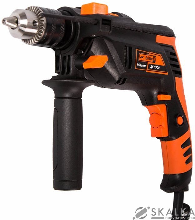 На фото Дрель ударная Дніпро-М 900 Вт (ДЕУ-900)
