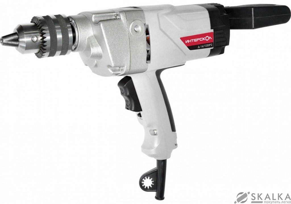 Дрель электрическая Интерскол Д-16/1050Р2 На фото Дрель электрическая Интерскол Д-16/1050Р2