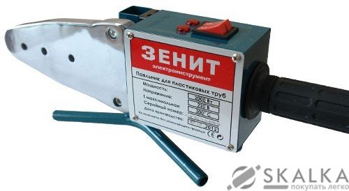 Паяльник для пластиковых труб Зенит ЗПТ-2000 (826152) На фото Паяльник для пластиковых труб Зенит ЗПТ-2000 (826152)