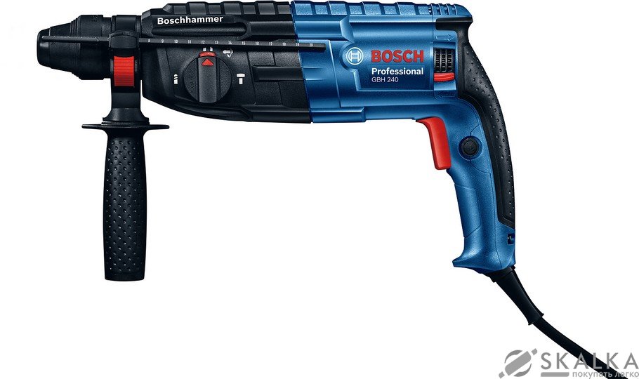 На фото Перфоратор Bosch 790 Вт SDS Plus (62046)
