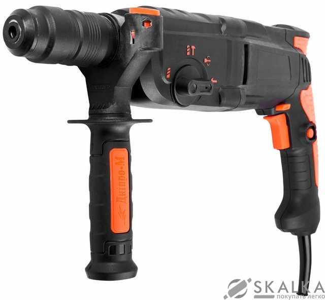 Перфоратор Дніпро-М 1300 Вт SDS Plus (ПЕ-2613ПС) На фото Перфоратор Дніпро-М 1300 Вт SDS Plus (ПЕ-2613ПС)