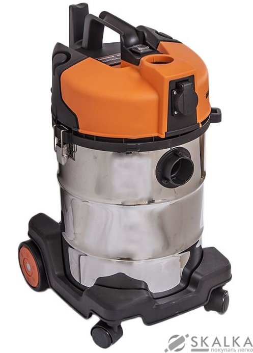 На фото Строительный пылесос Grunhelm GR6225-30WD 30 л 1600 Вт (72928)