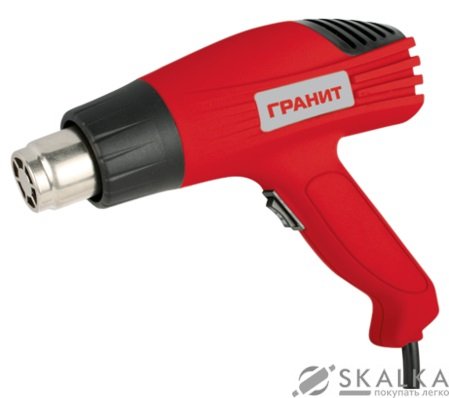 Строительный фен Гранит ФП-2000 (833913) На фото Строительный фен Гранит ФП-2000 (833913)