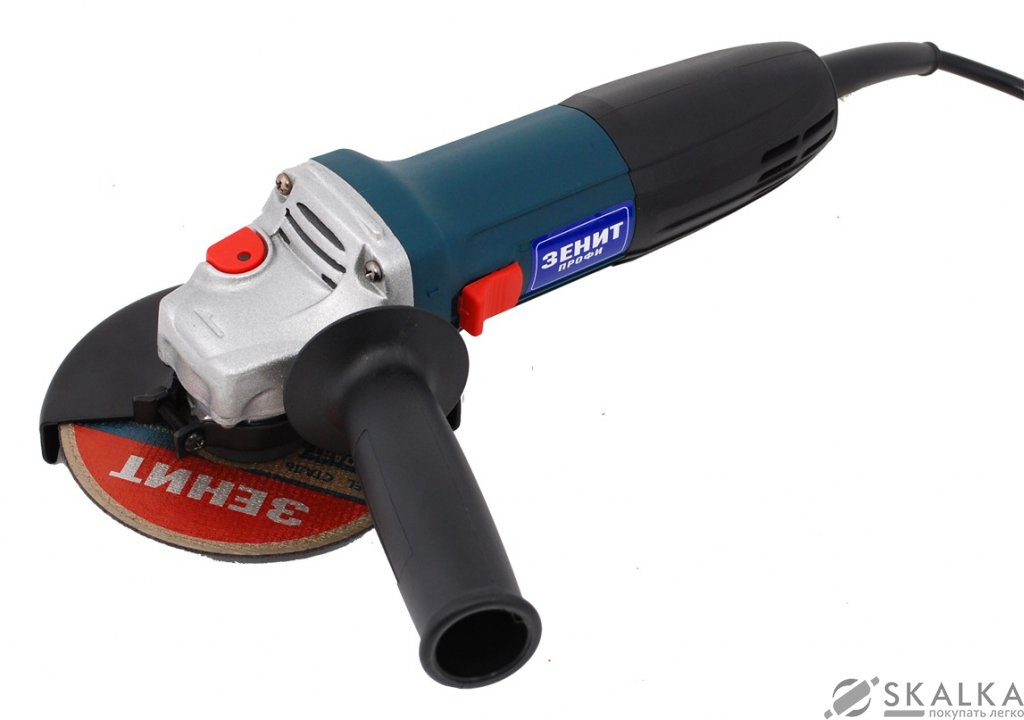На фото Болгарка Зенит ЗУШ-125/900 М профи (840540)