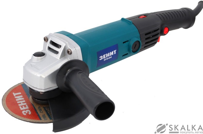 Болгарка Зенит ЗУШ-125/1150 М рс профи (841467) На фото Болгарка Зенит ЗУШ-125/1150 М рс профи (841467)