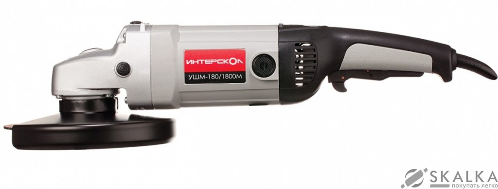 Болгарка Интерскол УШМ-180/1800М На фото Болгарка Интерскол УШМ-180/1800М