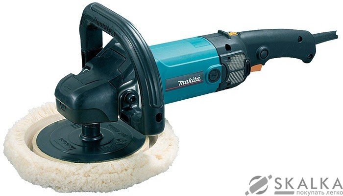 На фото Полировальная машина Makita 9237CB 1200 Вт 165 мм (54651)
