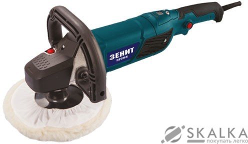 Полировальная машина Зенит ЗПМ-А 2018 профи 2000 Вт 180 мм (843858) На фото Полировальная машина Зенит ЗПМ-А 2018 профи 2000 Вт 180 мм (843858)