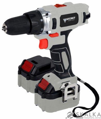 На фото Дрель-шуруповерт аккумуляторный Forte CDL 1817-2 B2 18 В Ni-Cd (68492)