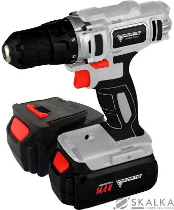 На фото Шуруповерт аккумуляторный Forte CDN 1413 B2 14.4 В Ni-Cd (68494)