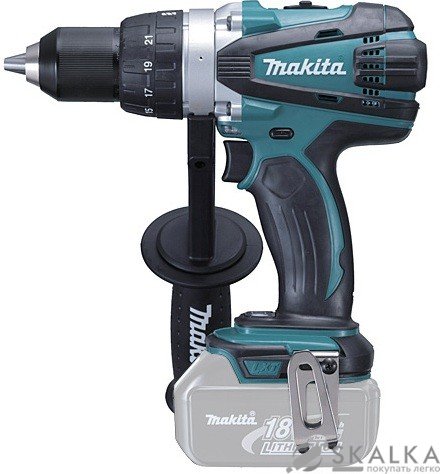 На фото Шуруповерт аккумуляторный Makita DDF458Z 18 В Li-Ion (49227)