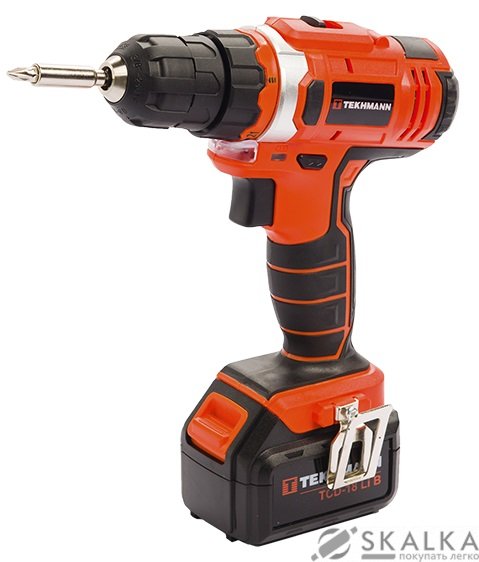 На фото Шуруповерт аккумуляторный Tekhmann TCD-18 Li B (844126)