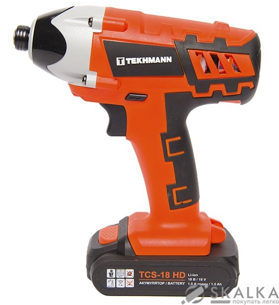 Шуруповерт аккумуляторный Tekhmann TCS-18 HD (844123) На фото Шуруповерт аккумуляторный Tekhmann TCS-18 HD (844123)
