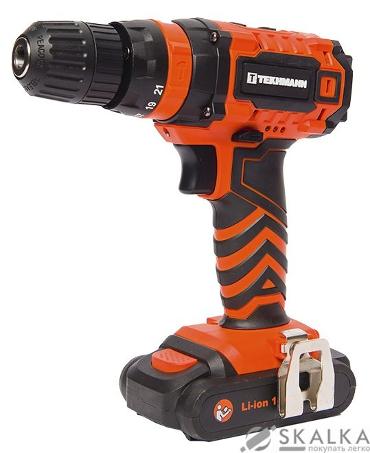 На фото Шуруповерт аккумуляторный Tekhmann TCD-18 Li (843866)