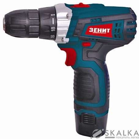 На фото Шуруповерт аккумуляторный Зенит ЗША-12 Р2 Li (841746)