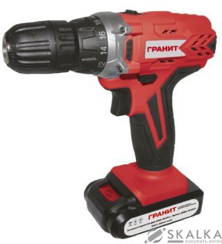 На фото Шуруповерт аккумуляторный Гранит ШБА-18/2 Li (845262)