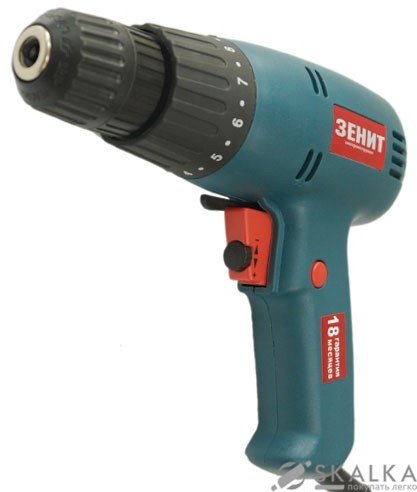 Шуруповерт сетевой Зенит ЗШ-550 (834612) На фото Шуруповерт сетевой Зенит ЗШ-550 (834612)