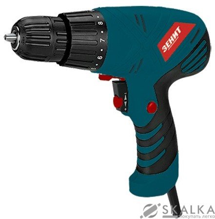 Шуруповерт сетевой Зенит ЗШ-550 МС (842467) На фото Шуруповерт сетевой Зенит ЗШ-550 МС (842467)
