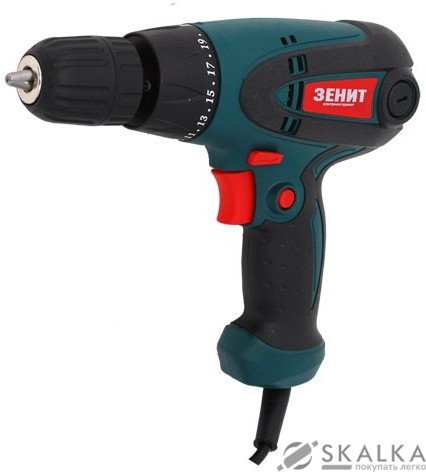 Шуруповерт сетевой Зенит ЗШ-600 (840552) На фото Шуруповерт сетевой Зенит ЗШ-600 (840552)