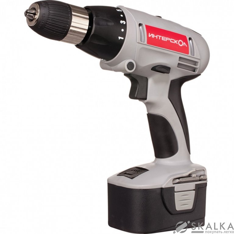 На фото Шуруповерт аккумуляторный Интерскол ДА-14,4 ЭР Ni-Cd