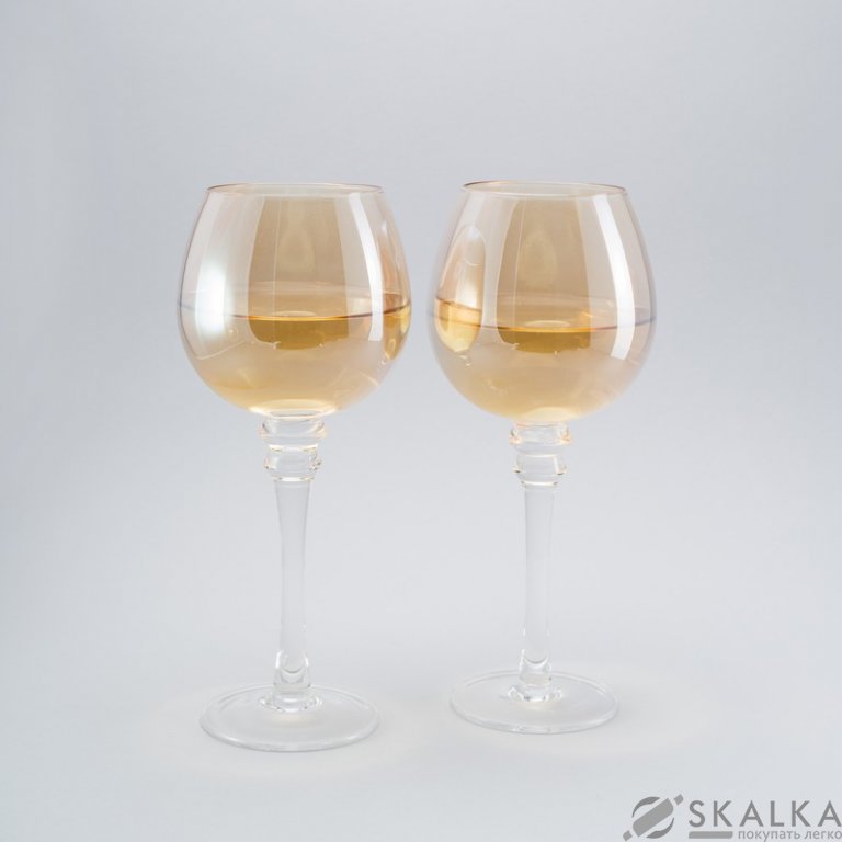 На фото Бокалы Sakura для вина 400 мл 2 шт ручная работа (SK-2021)