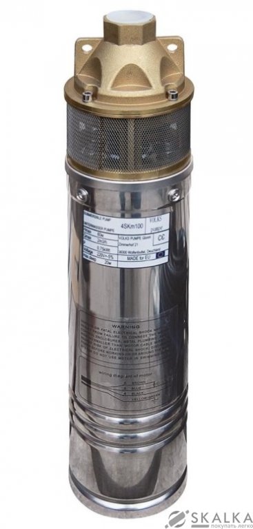 Насос скважинный вихревой VOLKS pumpe 4SKm150 1.1кВт + кабель 15м и пульт На фото Насос скважинный вихревой VOLKS pumpe 4SKm150 1.1кВт + кабель 15м и пульт