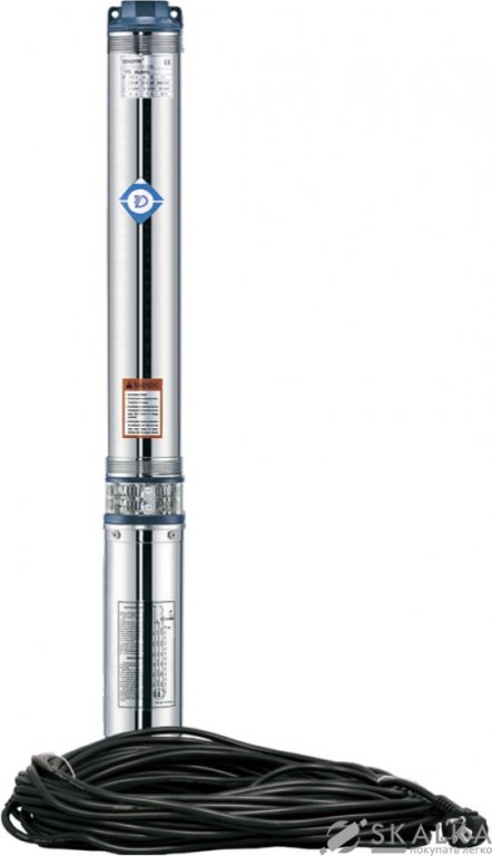 Скважинный насос Dongyin 0.55 кВт H 63(49) м Q 55(35) л/мин Ø102 мм 40 м кабеля mid (778442) На фото Скважинный насос Dongyin 0.55 кВт H 63(49) м Q 55(35) л/мин Ø102 мм 40 м кабеля mid (778442)