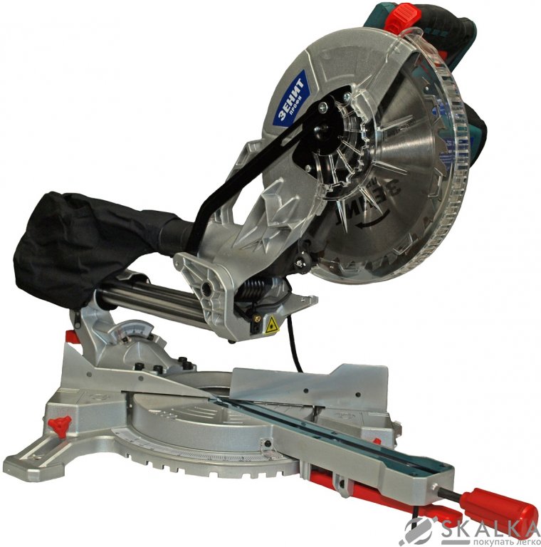 Торцовочная пила с протяжкой Зенит Профи ЗТП-255/2300 (841407) На фото Торцовочная пила с протяжкой Зенит Профи ЗТП-255/2300 (841407)