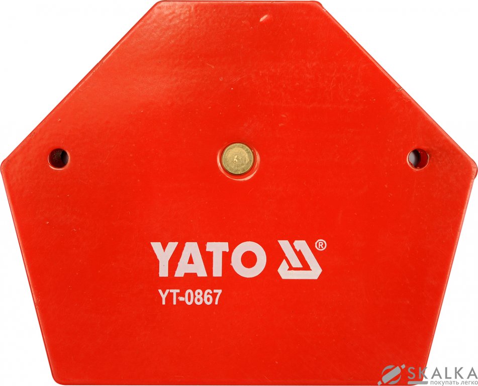 На фото Магнитный держатель для сварки Yato 34 кг (YT-0867)