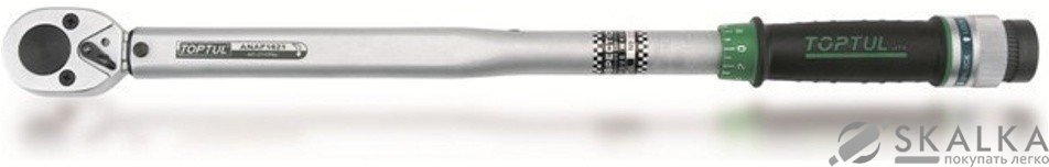Динамометрический ключ Toptul 3/8" 350 мм 6-30 Нм (ANAF1203) На фото Динамометрический ключ Toptul 3/8" 350 мм 6-30 Нм (ANAF1203)