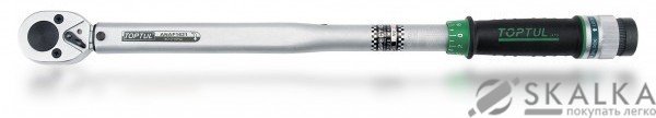 На фото Динамометрический ключ Toptul 3/8" 385 мм 19-110 Нм (ANAF1211)