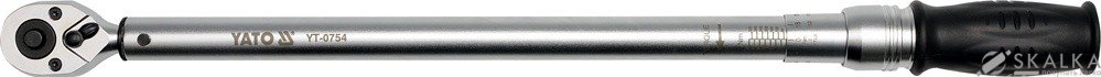 На фото Динамометрический ключ Yato 1/2" 60-340 Нм 613 мм (YT-0754)