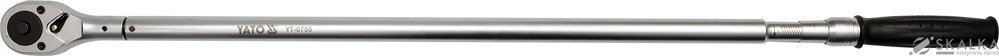 На фото Динамометрический ключ Yato 3/4" 200-1000 Нм 1234 мм (YT-0755)