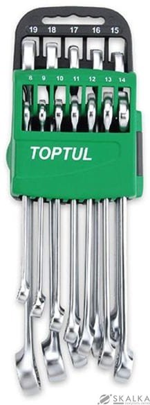 Набор ключей комбинированных Toptul 7-24 мм 14 шт на холдере (GSAB1401) На фото Набор ключей комбинированных Toptul 7-24 мм 14 шт на холдере (GSAB1401)