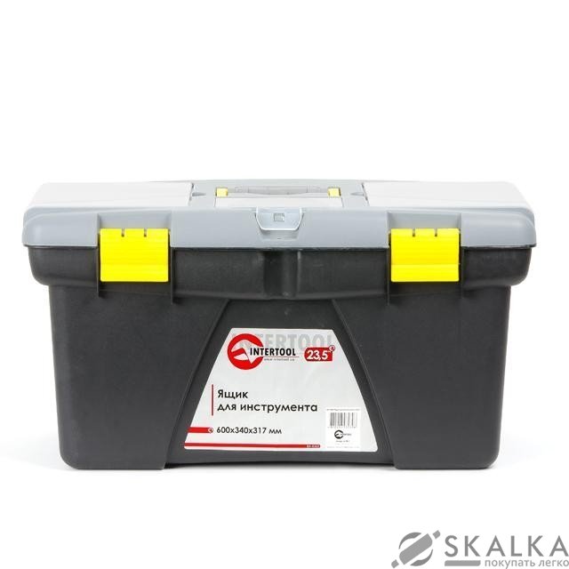 На фото Ящик Intertool для инструмента 23.5" 600*340*317мм (BX-0323)