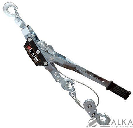 Лебедка механическая рычажная Torin 4 т 3 м двойное зубчатое колесо (TRK8041) На фото Лебедка механическая рычажная Torin 4 т 3 м двойное зубчатое колесо (TRK8041)