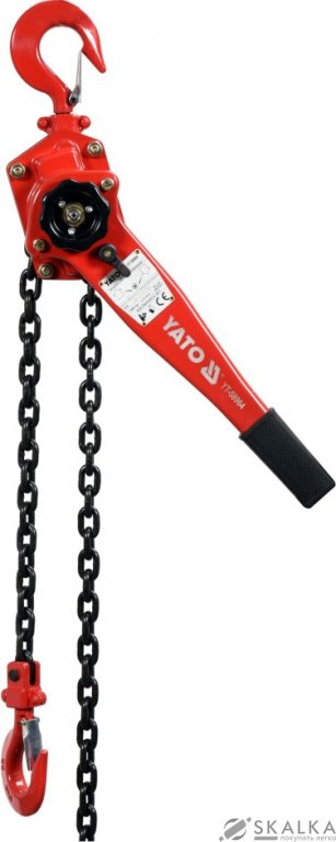 Лебедка ручная тросовая Yato 1.5 т 1.5 м с доводчиком (YT-58964) На фото Лебедка ручная тросовая Yato 1.5 т 1.5 м с доводчиком (YT-58964)