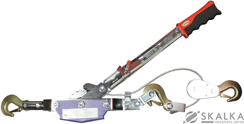 Механическая лебедка Yato 1.5 т 3 м (YT-5914) На фото Механическая лебедка Yato 1.5 т 3 м (YT-5914)