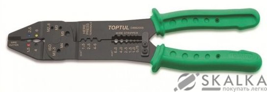 На фото Обжимные клещи для наконечников Toptul (DIBB2009)